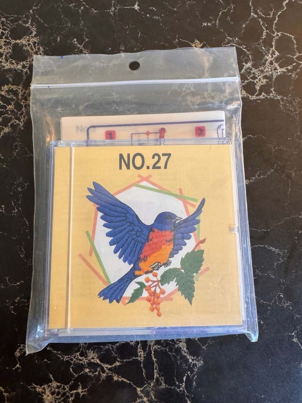 Brother Embroidery Design Card Model SA-327 No. 27 Birds